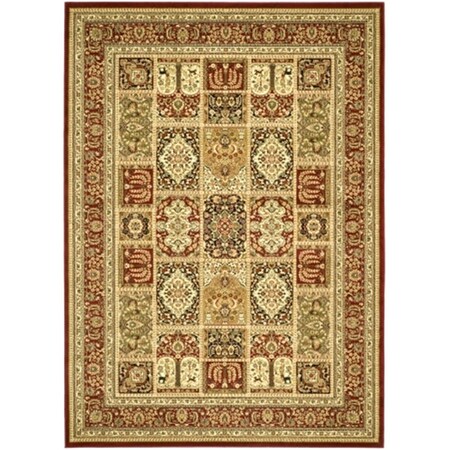 Safavieh Lyndhurst 8 ft. x 8 ft. Machine Made Round Rug - Red-Red LNH217B-8R